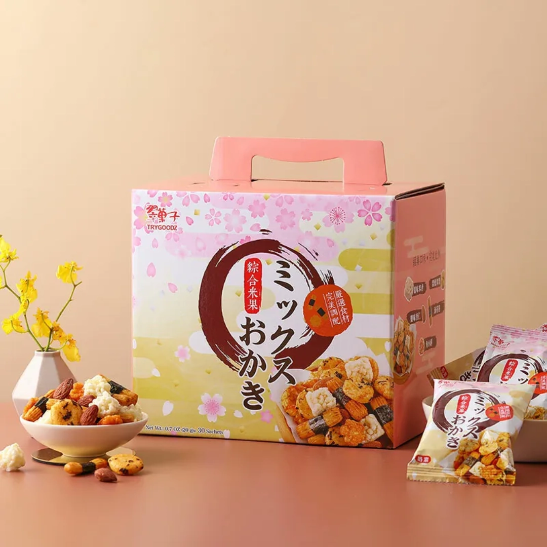 素食伴手禮推薦:【翠菓子】綜合米果禮盒