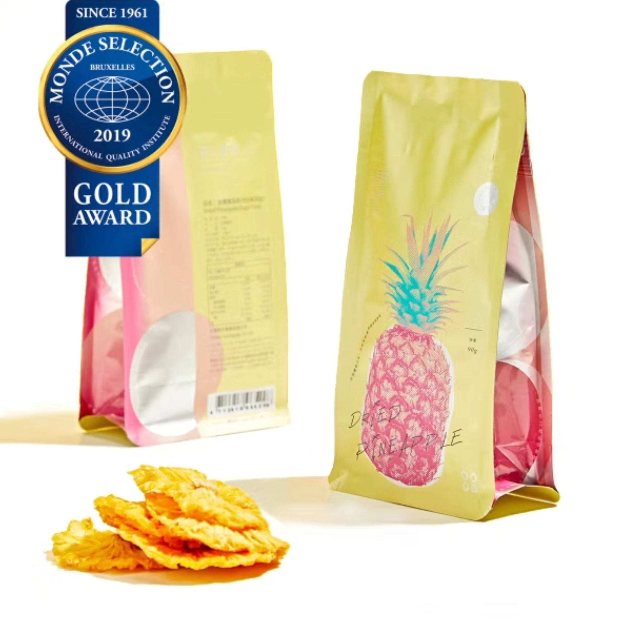 台灣伴手禮：陽光菓菓 SUNNYGOGO｜零添加・金鑽鳳梨乾