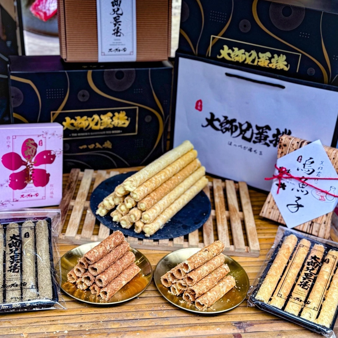 小包裝餅乾推薦|大師兄手工蛋捲【手工蛋捲】