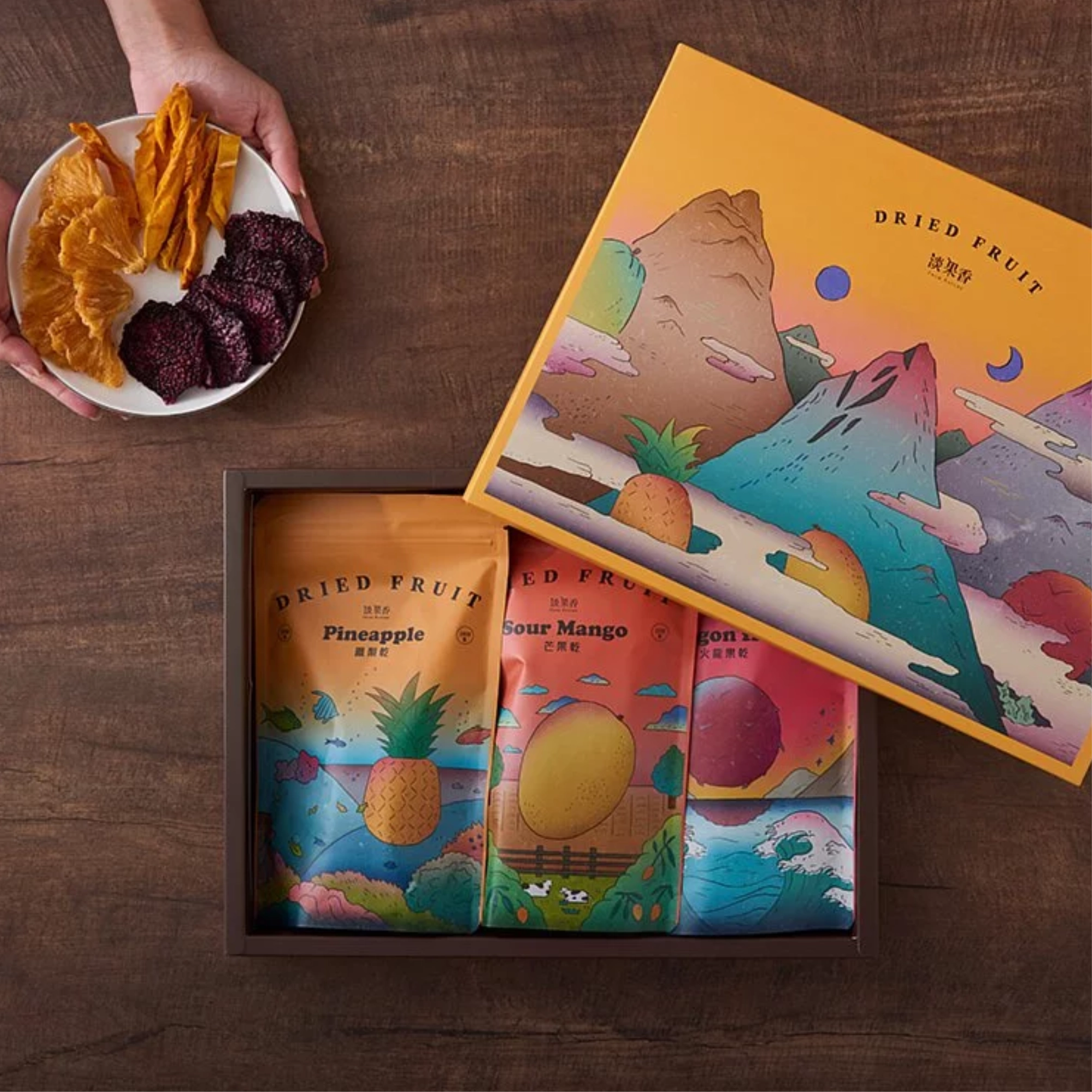 推薦 1｜淡果香｜無添加食用果乾禮盒｜全家都能放心吃的清爽選擇