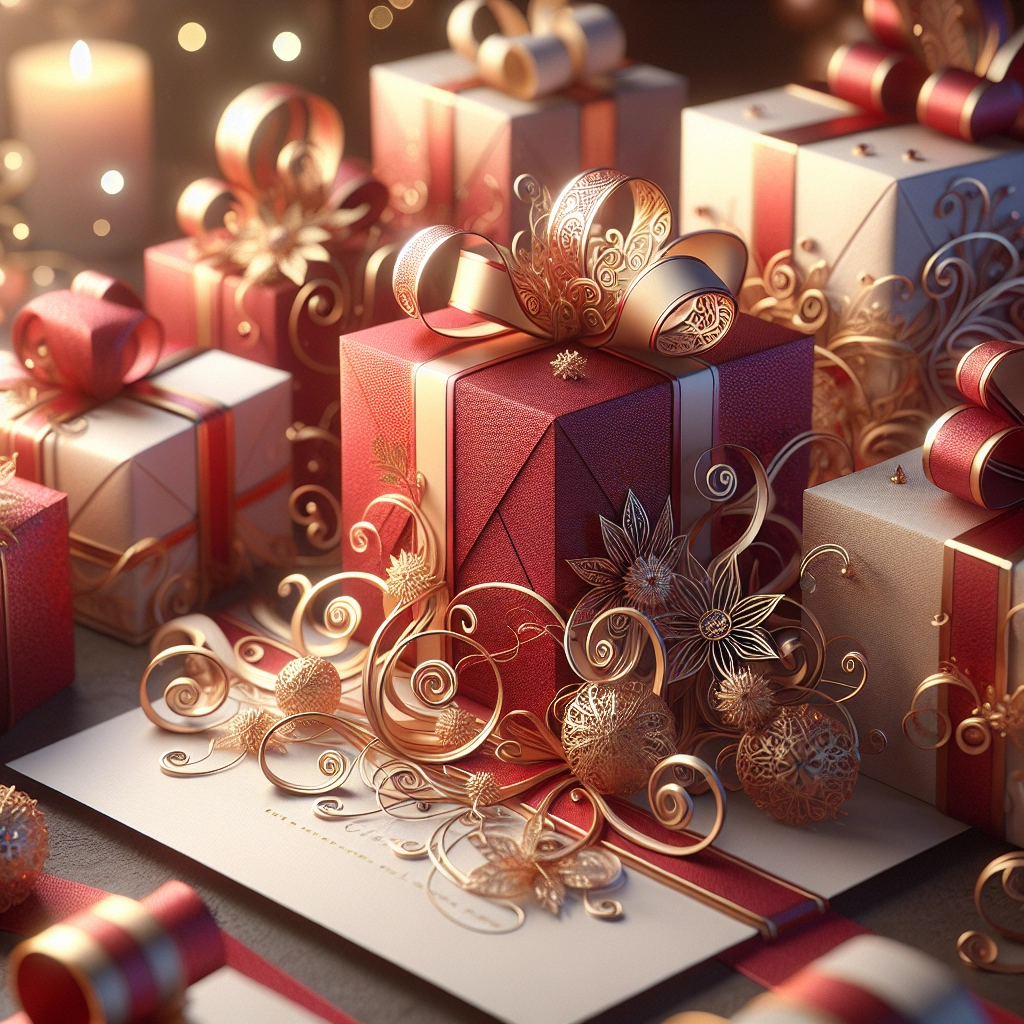 禮物包裝應力求精美,色彩上優先選用紅色、金色等代表喜慶吉祥的顏色,營造積極氛圍。
