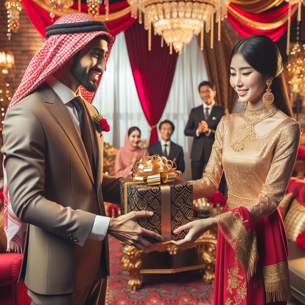 在多數東方文化中,親自將禮物遞交給店家負責人並當面祝賀,被視為更具誠意和深層尊重的禮儀,有助於強化彼此聯繫。